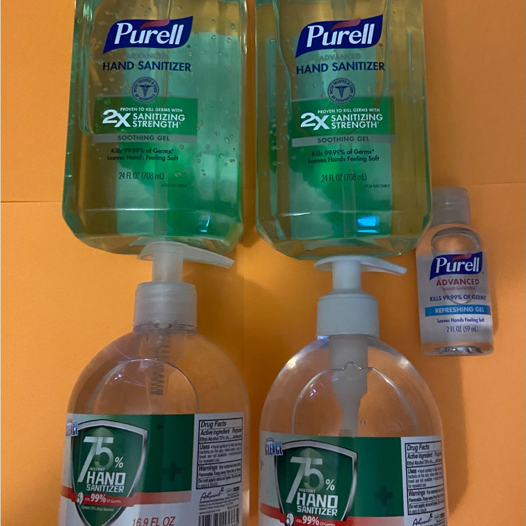 Purell Hand Sanitizer  Cleace Hand Sanitizer 4 Pk